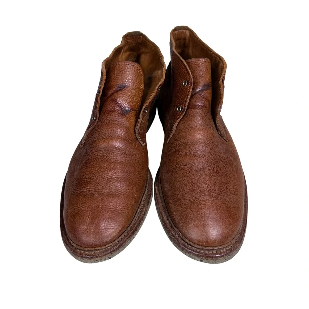 Allen Edmonds Discovery Chukka Boots Mens 10 D Brown Leather Suede 3914
